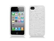 Apple iPhone 4/4S Castle Design Silicone Skin Case with FREE Screen Protector