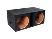 Atrend E15Dv B Box Series 15 Inch Dual Vented Enclosure with Divided Chambers