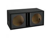 Atrend Zv12D Black Atrend Series 12 Inch Dual Vented Chambered Kandy Kolor Enclosure Black