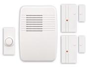 Heath Zenith SL 7052 00 Wireless Plug In Door Chime and Entry Alert Kit White