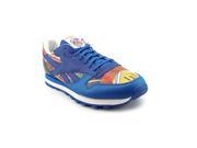 Reebok Classic Mens Blue Leather Sneakers