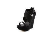 UPC 887474003221 product image for Steve Madden Xact Womens Size 7.5 Black Faux Suede Platforms Heels Shoes | upcitemdb.com