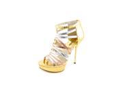 UPC 887856374949 product image for Michael Kors Maddie Womens Size 8 Gold Platforms Sandals Shoes New/Display | upcitemdb.com