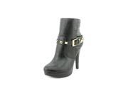 Pink & Pepper Sara Womens Size 7 Black Faux Leather Booties Shoes