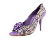 UPC 880843199488 product image for Moschino Cheap and Chic Tweed Pump Women US 7.5 Purple Heels | upcitemdb.com