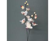 Light Garden 00020 31 White Orchid Electric Lighted Branch 16 White Lights