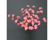 Light Garden 01090 20 Pink Mini Rose Electric Lighted Branch 60 Clear Lights