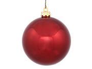 Vickerman 25031 - 4.75" Burgundy Shiny Ball Ornament