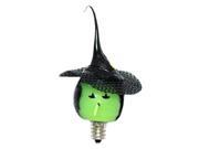 Vickie Jean s Creations 0141032 Witch Soft Tipped Silicone Candelabra Screw Base Light Bulb