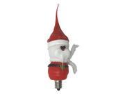 Vickie Jean s Creations 01412265 Santa Stacker w Body Soft Tipped Silicone Candelabra Screw Base Light Bulb