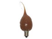 Vickie Jean s Creations 010007 Cinnamon Soft Tipped Silicone Candelabra Screw Base Light Bulb