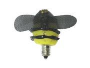 Vickie Jean s Creations 0140419 Busy Bee Soft Tipped Silicone Candelabra Screw Base Light Bulb