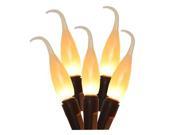 Vickie Jean s Creations 108033 20 Light Brown Wire Old World Flames Warm Glow Pop Ons Miniature String Set 01 8033 OLD WORLD FLAMES WARM POP ONS WITH STRIN