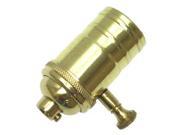 Satco 81064 Dimmable Brass Lamp Holder E26 Medium Base 80 1064