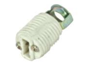 Satco 81582 Porcelain Threaded G 9 Socket with Push In Terminals Porcelain Socket push in terminals 80 1582