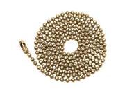 Westinghouse 77109 12 Beaded Chain with Connector Antique Brass Finish 77109 12 Ft. Antique Brass Beaded Chain with Connector