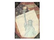 Kennedy s Country Collection 71357 20 x 14 x 3 4 Statue of Liberty Battery Operated LED Lighted Canvas Batteries Not Included