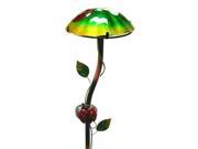 Regal Art Gift 10344 18.5 x 6.5 Ladybug Mushroom Stake Solar LED Light
