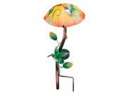 Regal Art Gift 10639 15.75 x 6.5 Hummingbird Mushroom Stake Solar LED Light
