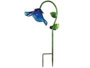 Regal Art Gift 10911 20 x 10 Blue Bell Flower Garden Stake Solar LED Light