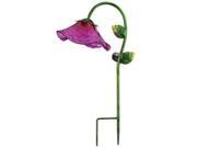 Regal Art Gift 10913 20 x 10 Purple Bell Flower Garden Stake Solar LED Light