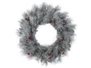 Vickerman 370490 - 30" Frosted Mix Berry Pine Christmas Wreath (b155230)
