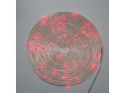 Gerson 93022 15 60 Red Micro LEDs Silver Wire Battery Operated Multifunction Clear Rope Light with Timer