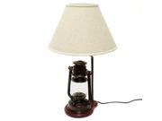 Dennis East 76359 2 Light 21.5 Camp Lantern Double Bulb Table Lamp