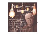 Ohio Wholesale 38117 10 x 10 x .75 Enlightenment Battery Operated LED Lighted Canvas Batteries Not Included