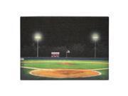 Ohio Wholesale 38974 20 x 14 x 1 Baseball Field Battery Operated LED Lighted Canvas Batteries Not Included