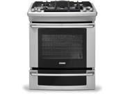 30 Slide-in Gas Range with 5 Sealed Burners, 4.2 cu. ft. Perfect Convect3 Oven, Perfect Turkey Button, Meat Probe, Warming Drawer and Wave-Touch Controls