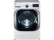 29 Front Load Steam Washer with 5.1 cu. ft. Capacity, 14 Washing Programs, 5 Temperature Settings, TurboWash and Steam Technology: White