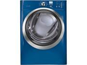 27 Gas Dryer with 8.0 cu. ft. Capacity, 11 Drying Cycles, IQ-Touch Controls, Perfect Steam Option and Gentle Tumble Dry System: Mediterranean Blue