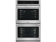 30 Double Electric Wall Oven with 4.6 cu. ft. True Convection Ovens Steam Cleaning Quick Preheat Delay Start Auto Shut Off and Temperature Probe Stainless
