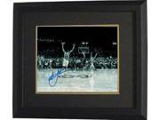 Christian Laettner signed Duke Blue Devils Horizontal B&W 