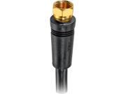 RCA VHB655N Rca 50 rg 6 digital coaxial cable with gold plated f connectors black