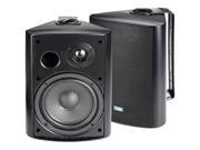 TIC ASP 120B Tic black 6 5 120 watt 2 way outdoor patio speakers