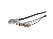 Comprehensive VGA15P 5BJ 1HR Comprehensive 1 hr pro series vga hd15 plug to bnc cable