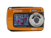 Polaroid IF045-ORANGE Polaroid 14 1mp dual screen waterproof camera-orange