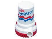 Rule 2000 GPH Non Automatic Bilge Pump 32v