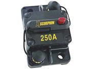 NEW XSCORPION CB250A 250 AMP MANUAL RESET CIRUIT BREAKER