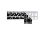 KB Covers Checkerboard Clear with Black Keyboard Cover for Apple Ultra Thin Keyboard Checkerboard Clear with Black Buttons