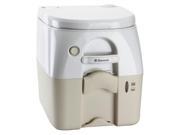 Dometic SeaLand 975MSD Portable Toilet 5.0 Gallon Tan w Brackets