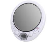 JENSEN AM FM Alarm Clock Shower radio With Fog Resistant Mirror JWM 150