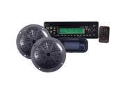 Waterproof Marine CD MP3 Player Receiver w Speaker Splash Proof Radio Cover
