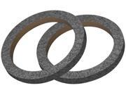 New Pair Nippon Ring06cbk 3/4" Woofer Extender Rings 6" Rings