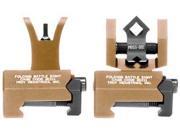Troy BattleSight Micro Front and Rear Sight Di Optic Aperture Picatinny Flat Dark Earth Finish SSIG MCM SSFT 00