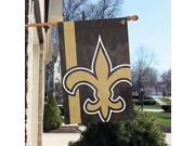 Party Animal New Orleans Saints Bold Logo Banner United States 36 x 24 Lightweight Dye Sublimated Polyester