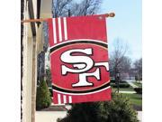 Party Animal San Francisco 49ers Bold Logo Banner United States 36 x 24 Lightweight Dye Sublimated Polyester