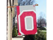 Party Animal Ohio State Buckeyes Bold Logo Banner United States Ohio 36 x 24 Lightweight Dye Sublimated Polyester